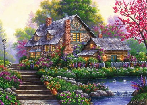 Ravensburger - Romantic Cottage Puzzle 1000 pieces - Ravensburger Australia & New Zealand