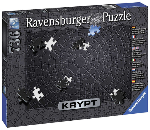 Ravensburger - Krypt Black Spiral Puzzle 736 pieces - Ravensburger Australia & New Zealand