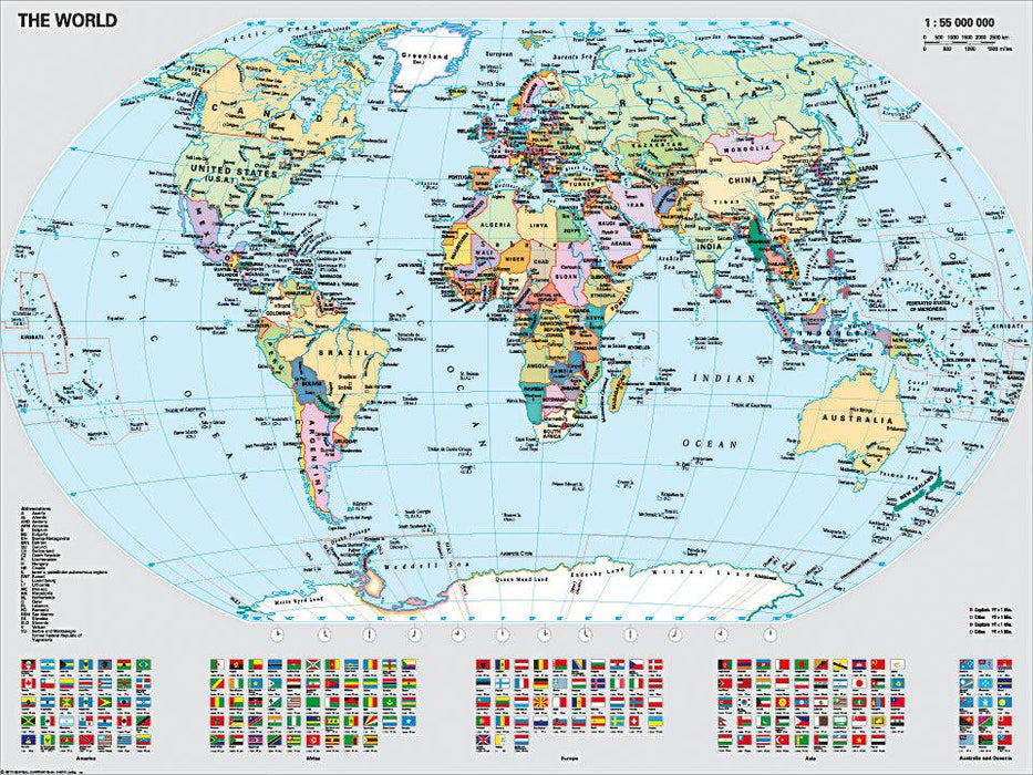 Ravensburger - Political World Map Puzzle 1000 pieces - Ravensburger Australia & New Zealand