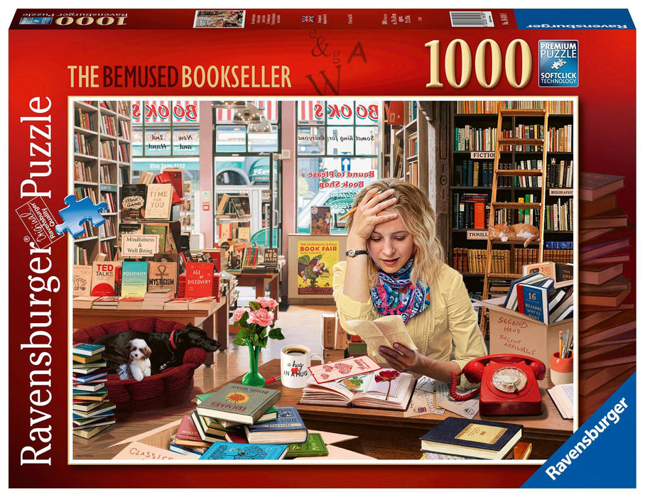 Ravensburger - The Bemused Bookseller 1000 pieces - Ravensburger Australia & New Zealand