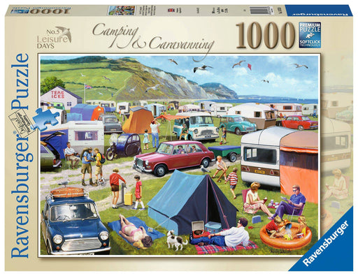 Ravensburger - Leisure Days 5 Camping Caravanning 1000 pieces - Ravensburger Australia & New Zealand