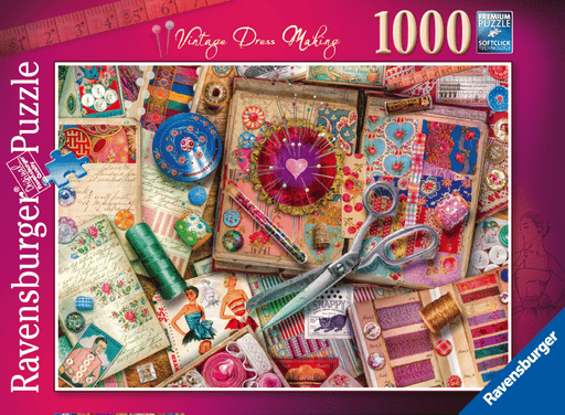 Ravensburger - Vintage Dressmaking 1000 pieces - Ravensburger Australia & New Zealand