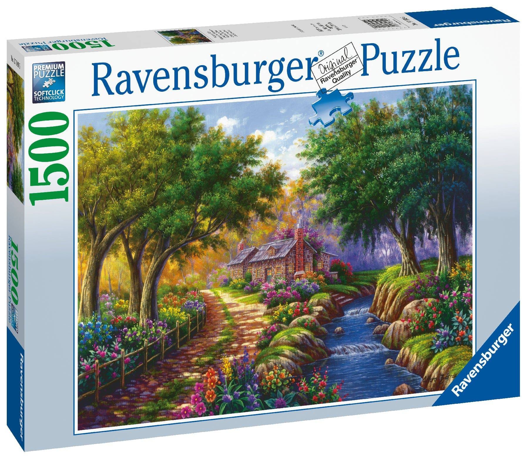 Ravensburger - Cottage by the River 1500 pieces | Ravensburger ...