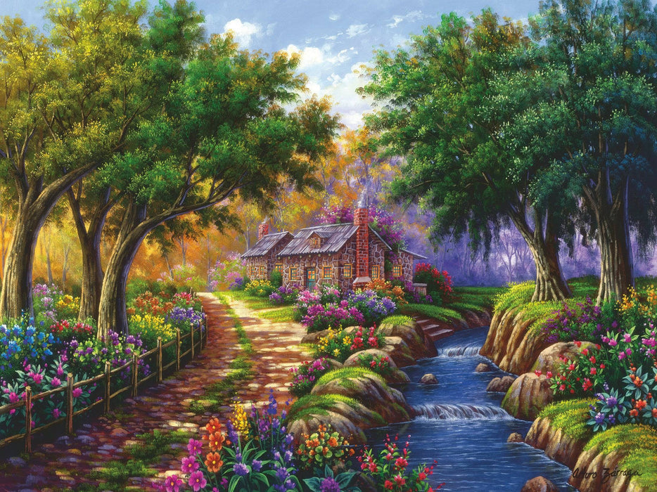 Ravensburger - Cottage by the River 1500 pieces - Ravensburger Australia & New Zealand