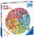 Ravensburger - Flowers Circle Puzzle 500 piece - Ravensburger Australia & New Zealand