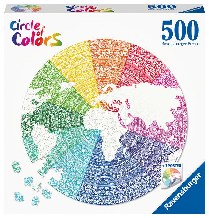 Ravensburger - Mandala Circle Puzzle 500 piece - Ravensburger Australia & New Zealand