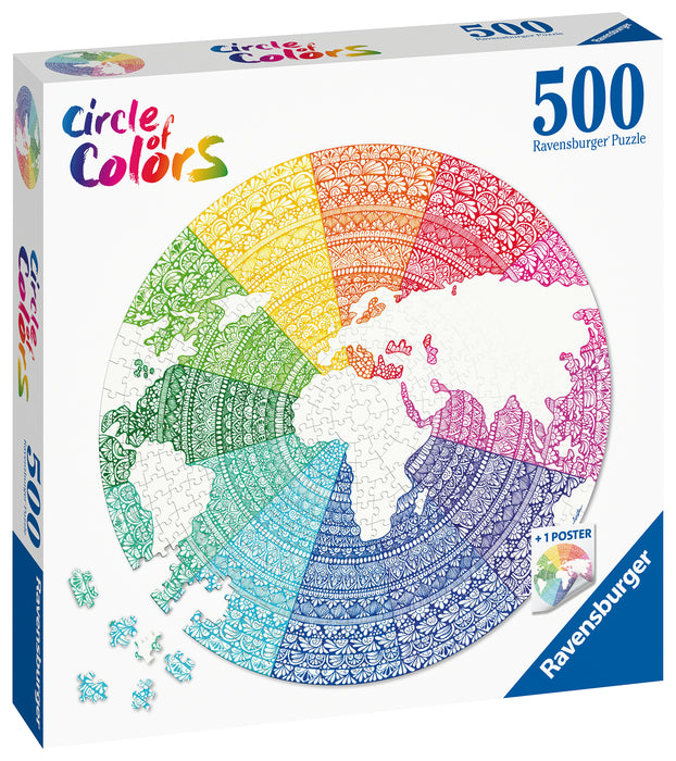 Ravensburger - Mandala Circle Puzzle 500 piece - Ravensburger Australia & New Zealand