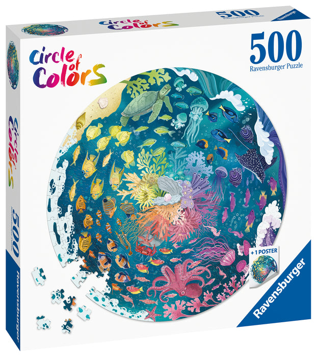 Ravensburger - Ocean Circle Puzzle 500 piece - Ravensburger Australia & New Zealand
