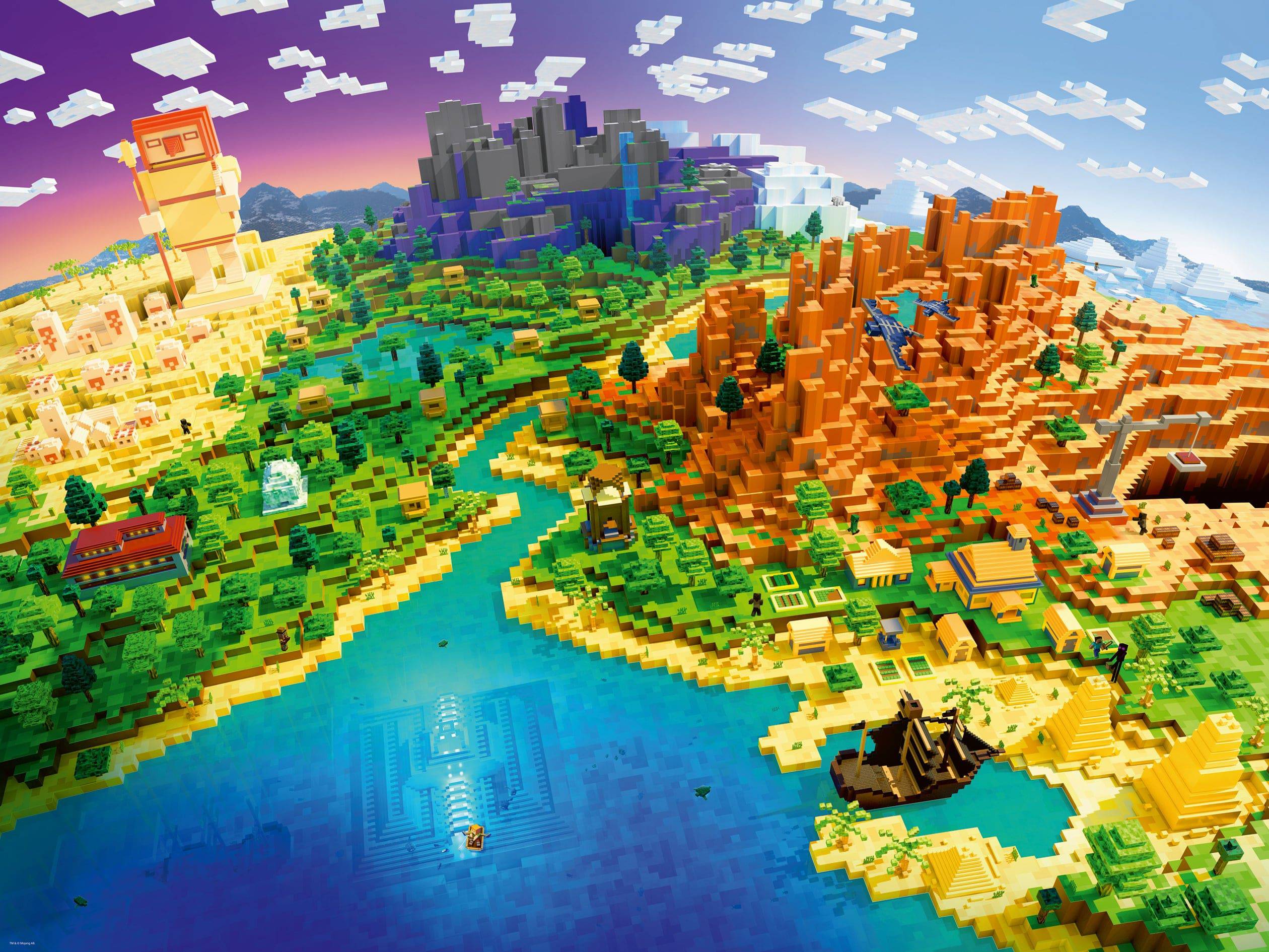 Ravensburger - World of Minecraft 1500 pieces