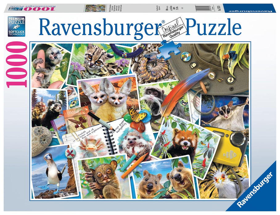 Ravensburger - A Traveler’s Animal Journal 1000 pieces - Ravensburger Australia & New Zealand