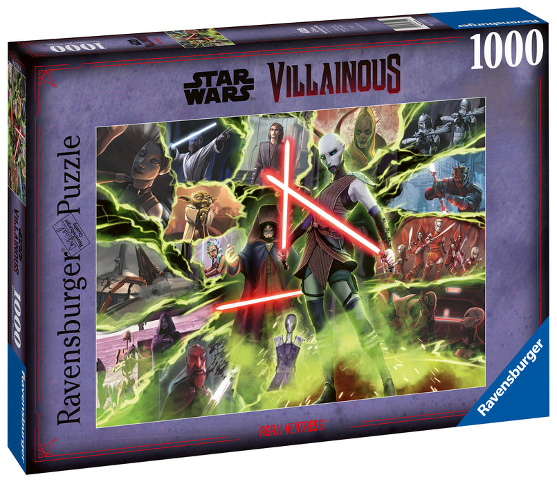 Ravensburger- Disney Star Wars Asajj Ventress 1000p - Ravensburger Australia & New Zealand