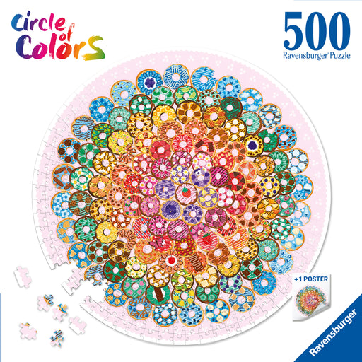 Ravensburger - Donuts Circle Puzzle 500 piece - Ravensburger Australia & New Zealand