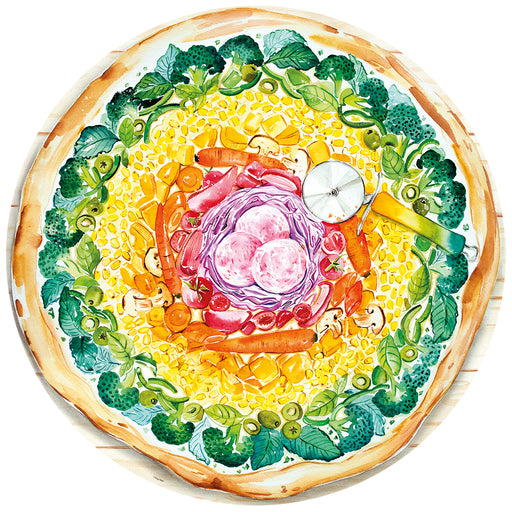 Ravensburger - Pizza Circle Puzzle 500 piece - Ravensburger Australia & New Zealand