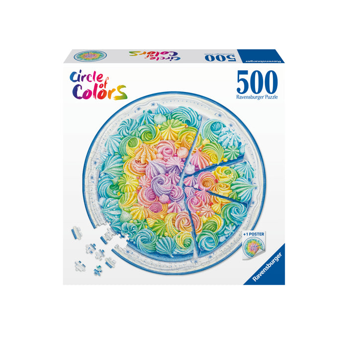Ravensburger - Rainbow Cake Circle Puzzle 500 piece - Ravensburger Australia & New Zealand