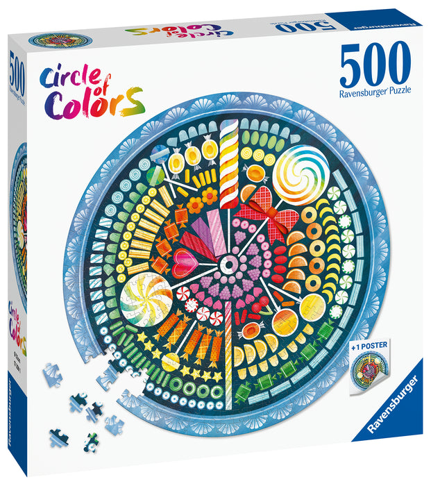 Ravensburger - Candy Circle Puzzle 500 piece - Ravensburger Australia & New Zealand