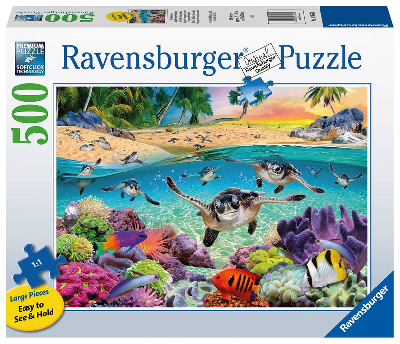 Ravensburger - Race of the Baby Sea Turtles LF500 pieces - Ravensburger Australia & New Zealand