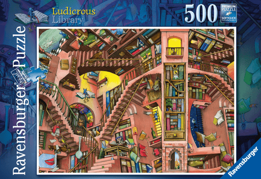 Ravensburger - Ludicrous Library 500 pieces - Ravensburger Australia & New Zealand