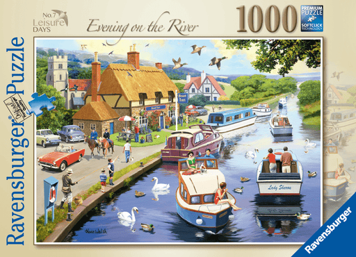 Ravensburger - Leisure Days No7, Evening on River 1000 pieces - Ravensburger Australia & New Zealand