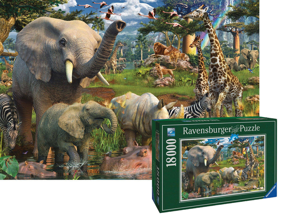 Ravensburger - At the Waterhole Puzzle 18000 pieces - Ravensburger Australia & New Zealand