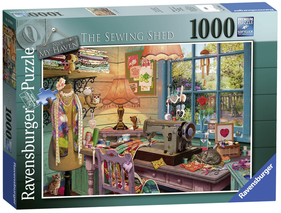 Ravensburger - My Haven No 2 the Sewing Shed 1000 pieces - Ravensburger Australia & New Zealand