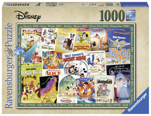 Ravensburger - Disney Vintage Movie Posters Puzzle 1000 pieces - Ravensburger Australia & New Zealand