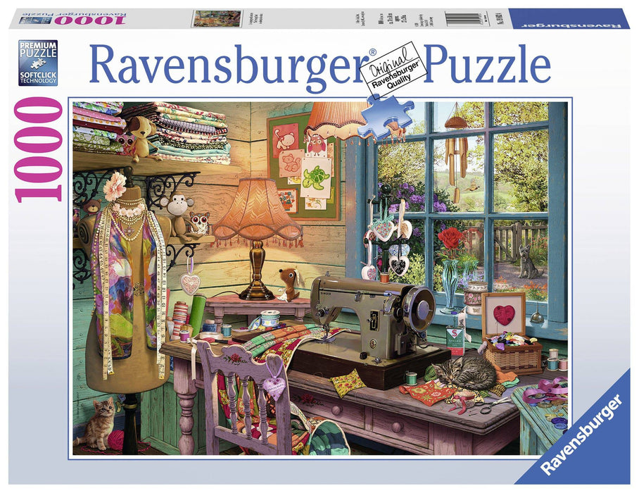 Ravensburger - The Sewing Shed Puzzle 1000 pieces - Ravensburger Australia & New Zealand