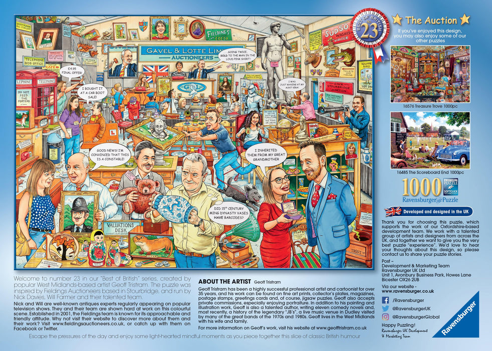 Ravensburger - The Auction (No 23) 1000 pieces - Ravensburger Australia & New Zealand