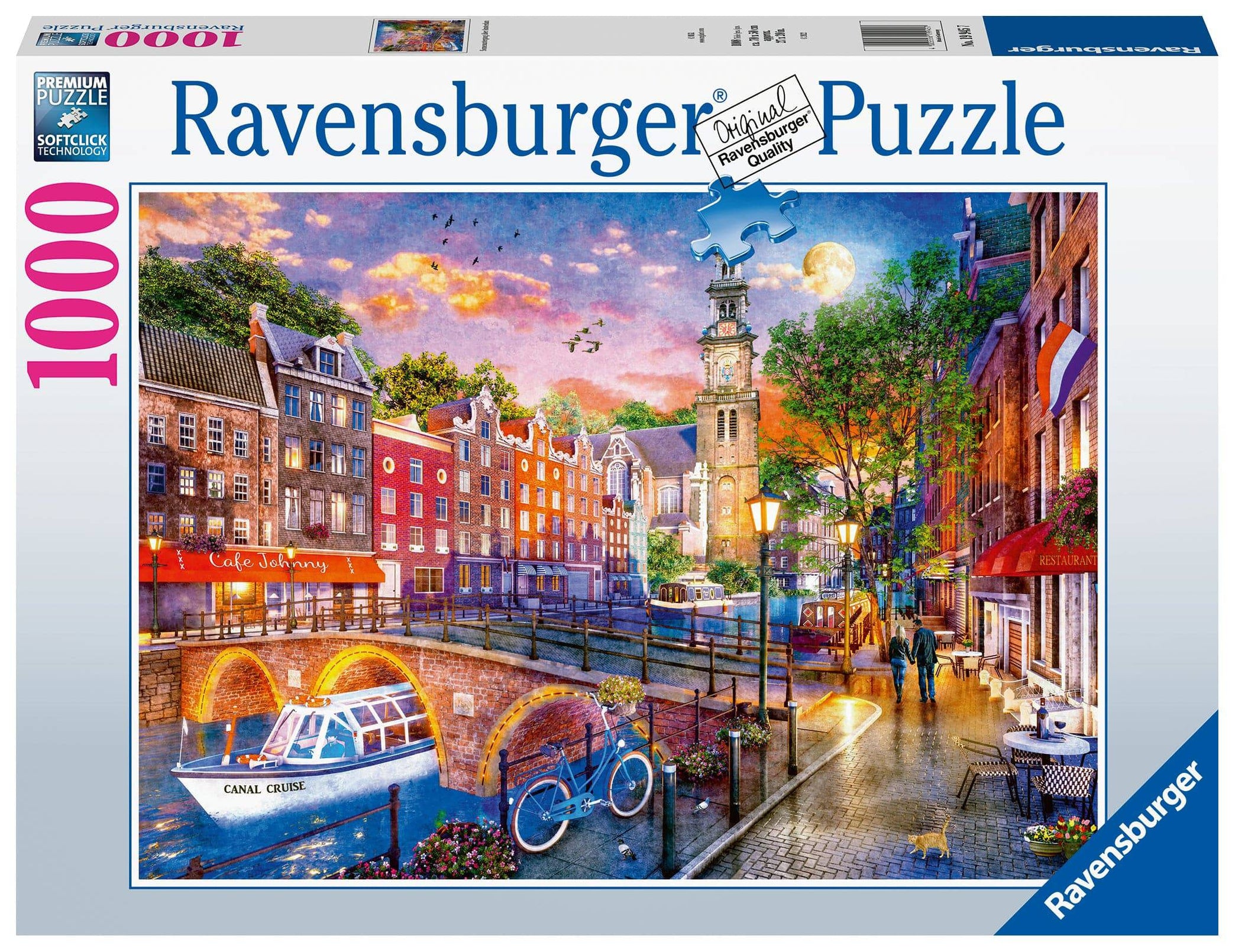 Ravensburger Puzzle günstig online kaufen Ravensburger - Sunset in Amsterdam 1000 pieces