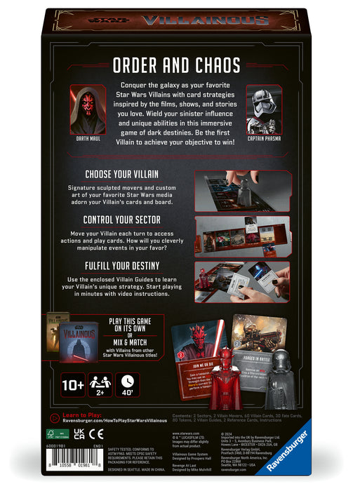 Ravensburger - Disney Star Wars Villainous Exp 2 Game - Ravensburger Australia & New Zealand