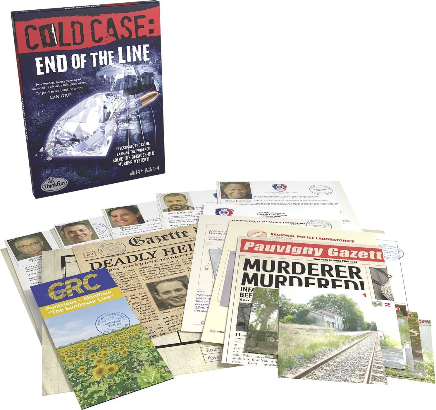 ThinkFun Cold Case: End of the Line | Ravensburger Australia & New Zealand