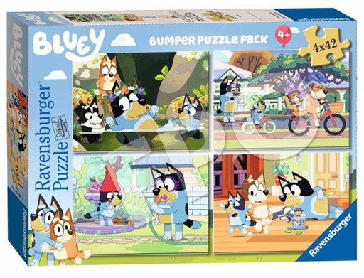 Ravensburger - Bluey Gotta Be Done! Puzzle 4x42 pieces - Ravensburger Australia & New Zealand